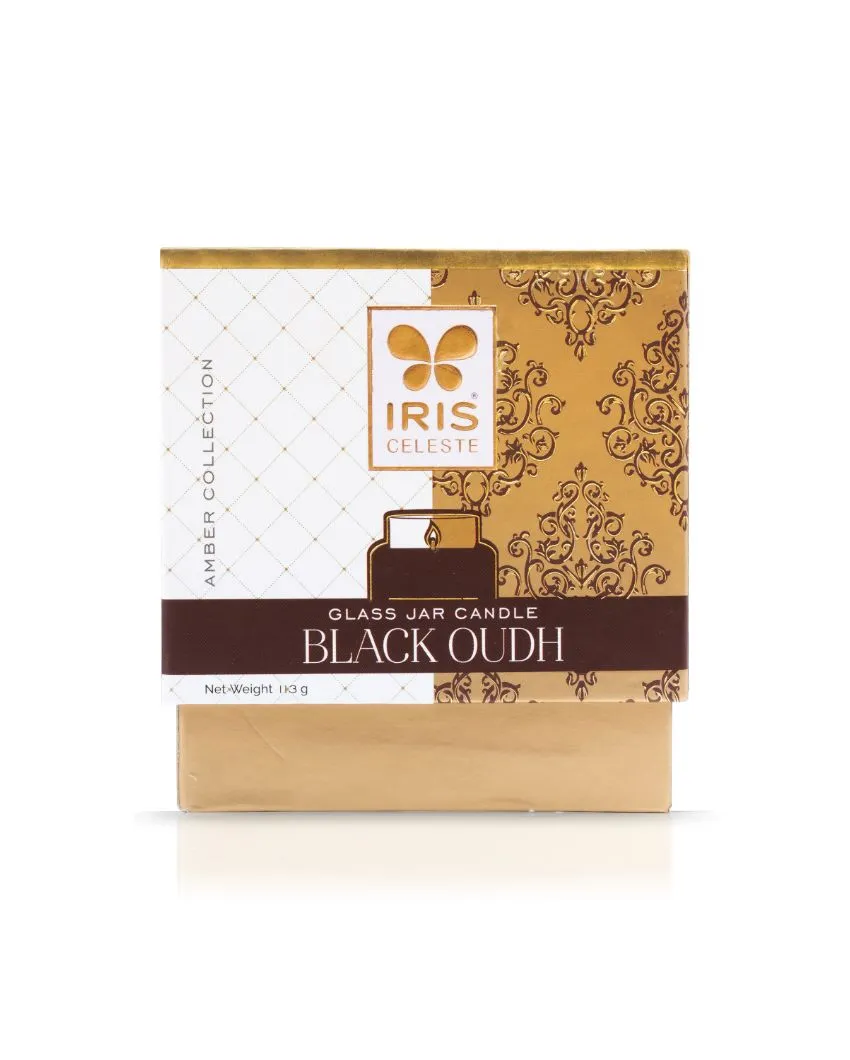 Amber Collection | Apothecary Jar Candle  | Single  | 3.5 x 4 inches , 3.5 x 4 inches