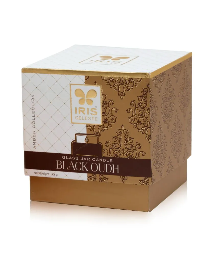 Amber Collection | Apothecary Jar Candle  | Single  | 3.5 x 4 inches , 3.5 x 4 inches