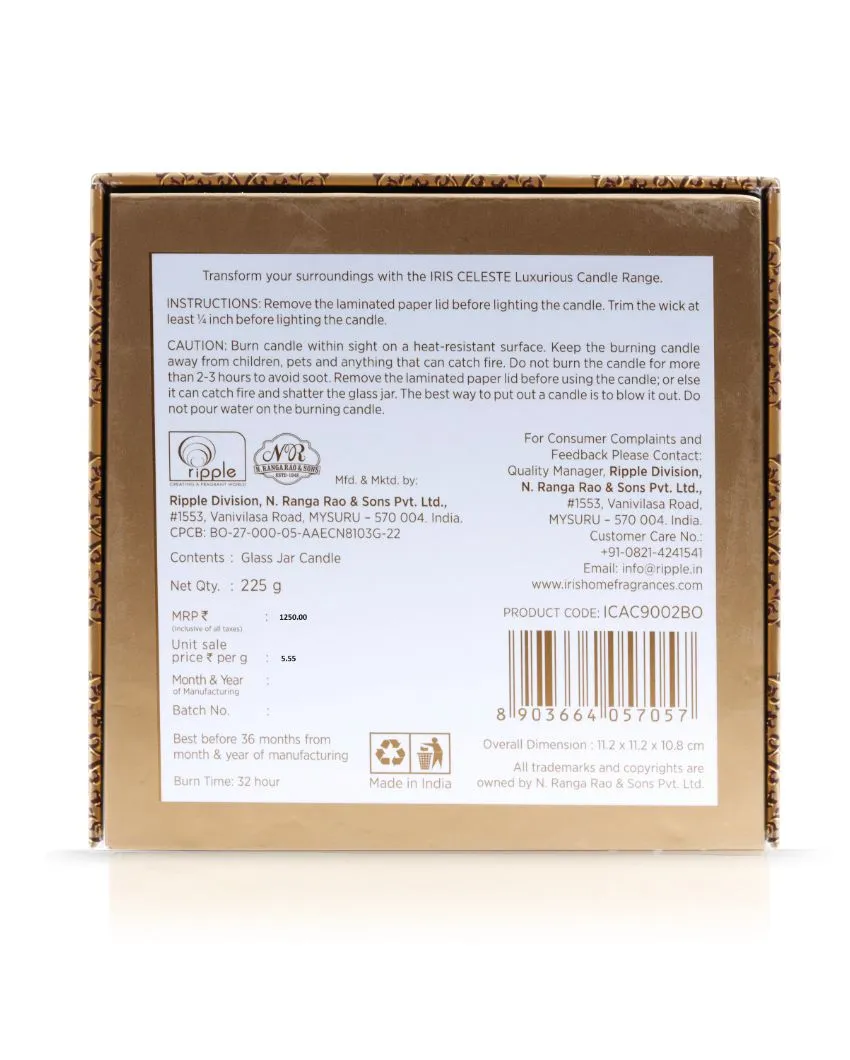 Amber Collection | Apothecary Jar Candle  | Single  | 3.5 x 4 inches , 3.5 x 4 inches