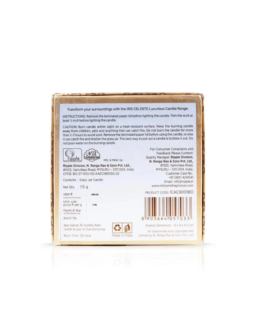 Amber Collection | Apothecary Jar Candle  | Single  | 3.5 x 4 inches , 3.5 x 4 inches