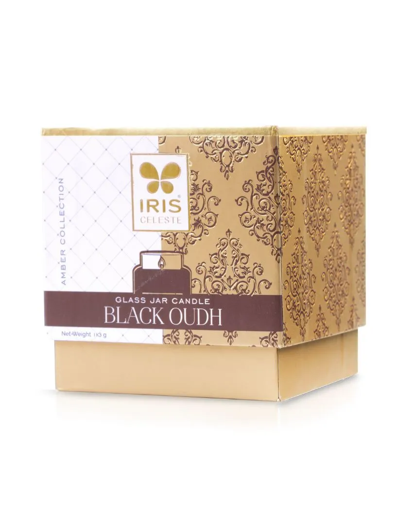 Amber Collection | Apothecary Jar Candle  | Single  | 3.5 x 4 inches , 3.5 x 4 inches