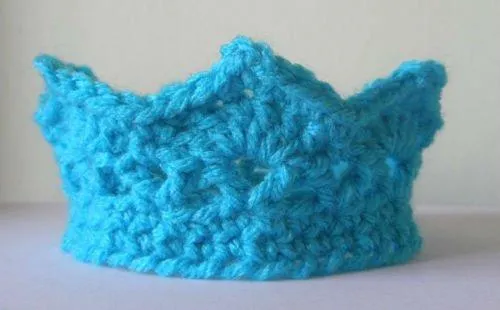 Babymoon Crown Headwear New Born Baby Photography Shoot Props Costumes - Blue