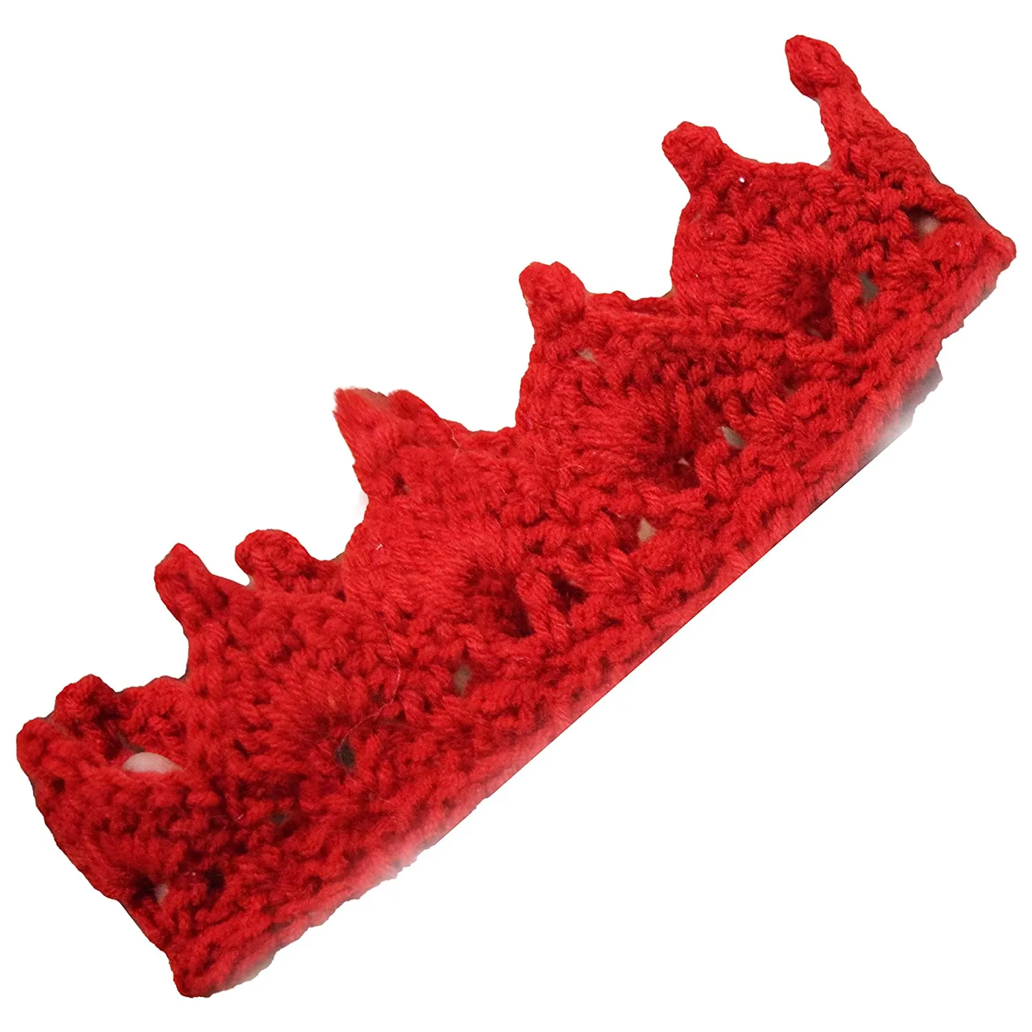 Babymoon Crown Headwear New Born Baby Photography Shoot Props Costumes - Red