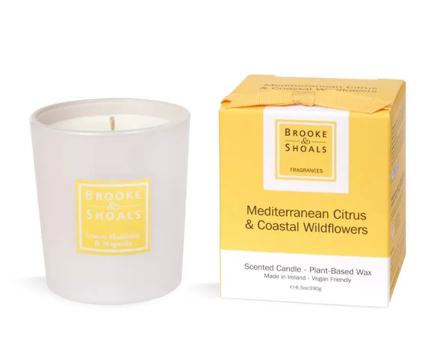 Brooke & Shoals Med Citrus & Coastal Wildflowers Candle