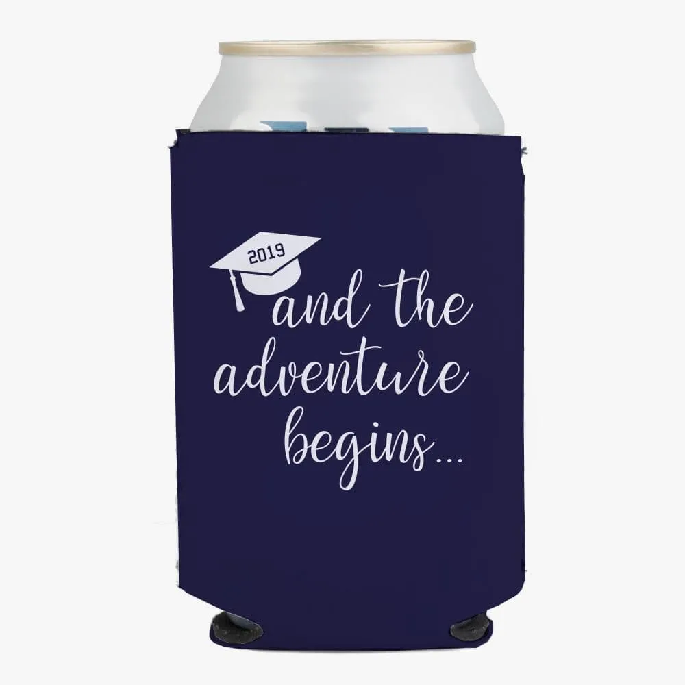 Congrats Grads Personalized Can Beverage Koozie