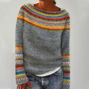 Deirbhile | Retro Knitted Sweater