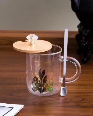 'Have a Goodtime' Clear Coffee/Milk Mug