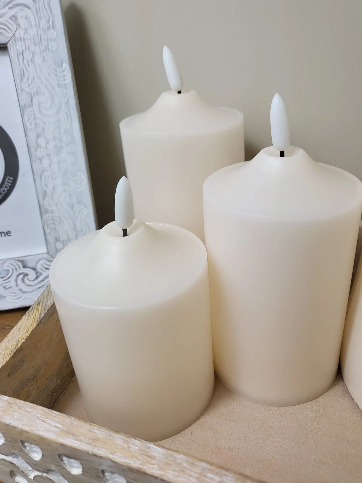 LED candles - Indoor/Outdoor - 3 Sizes