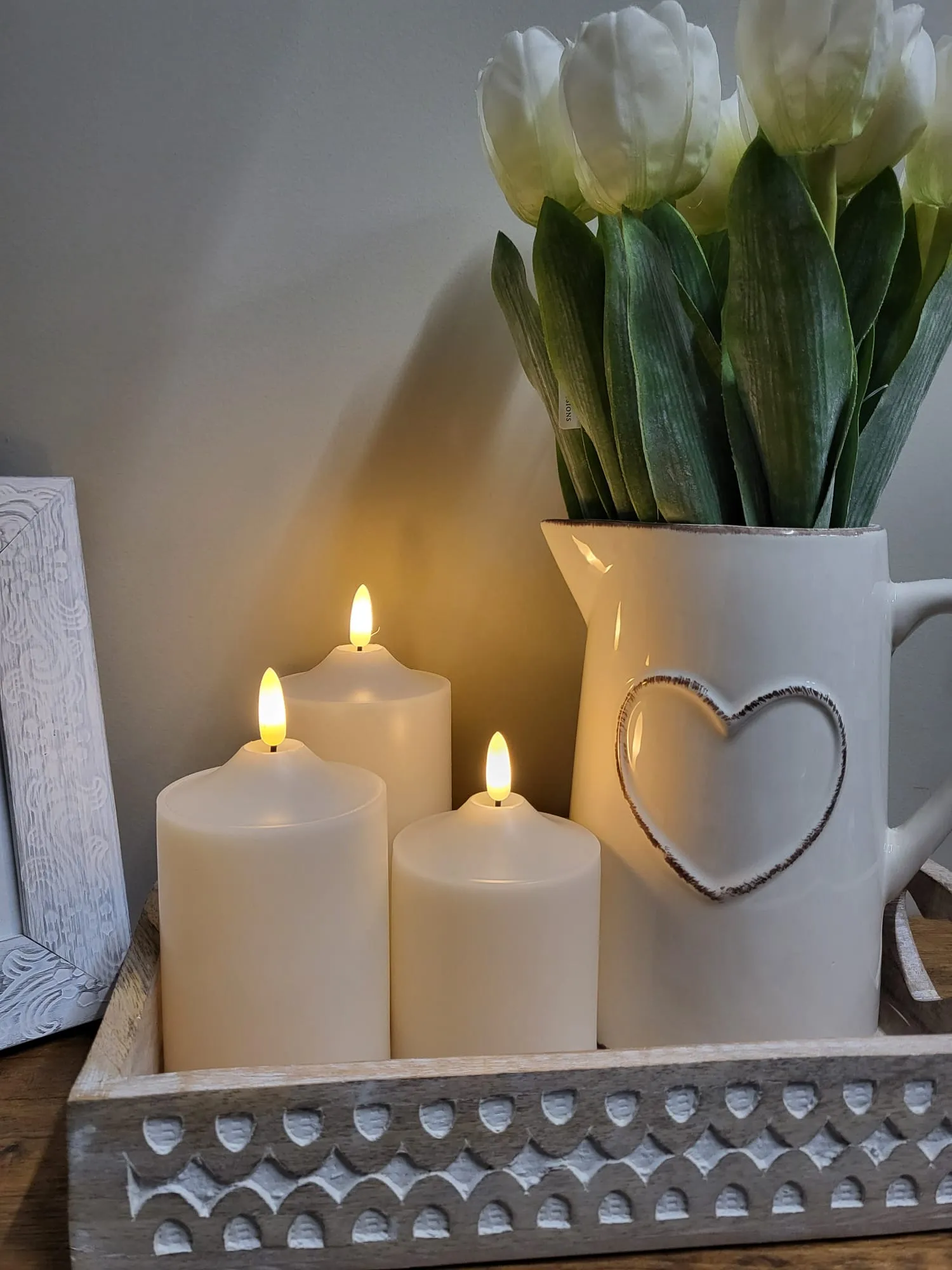 LED candles - Indoor/Outdoor - 3 Sizes
