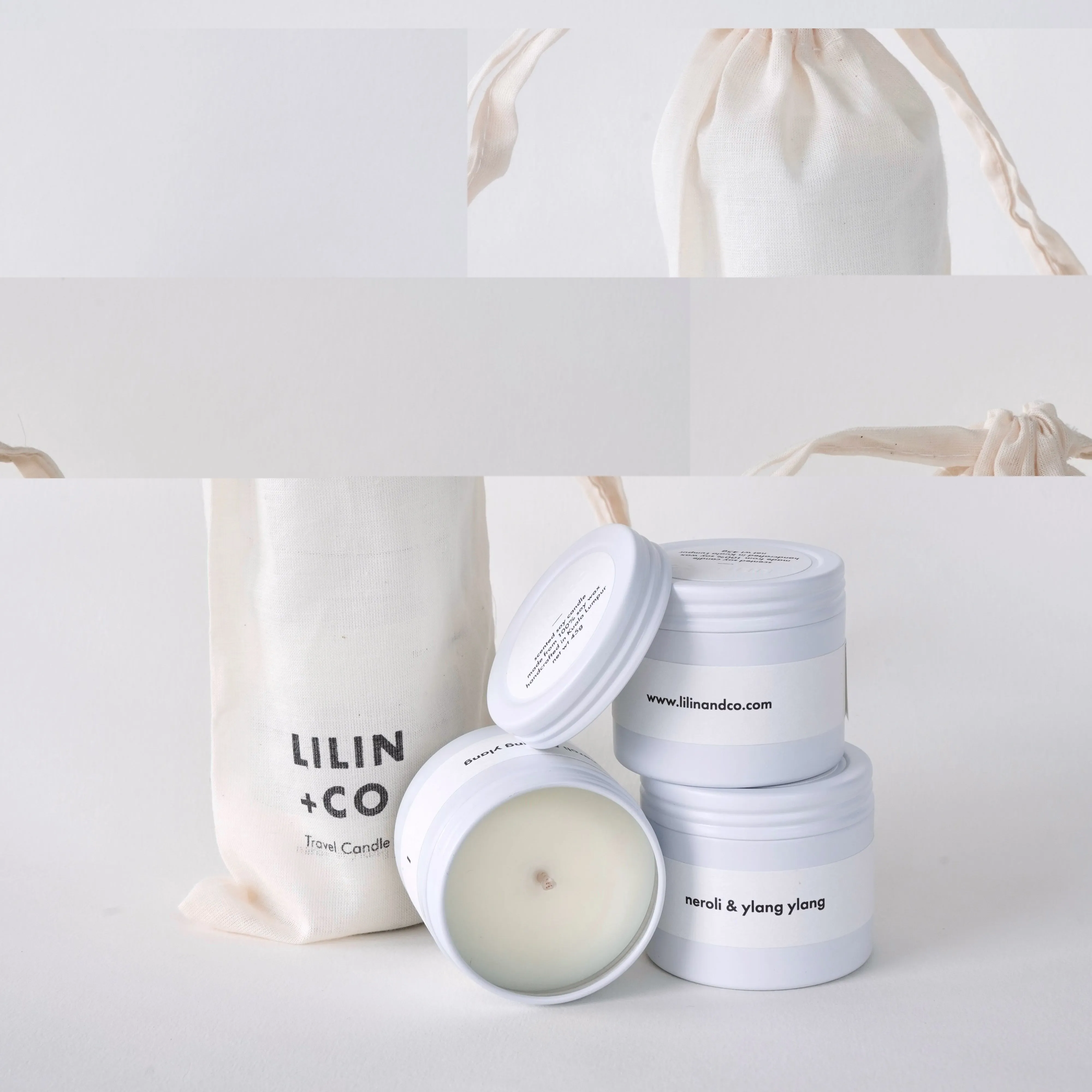 LILIN CO Scented Candle: Travel Set