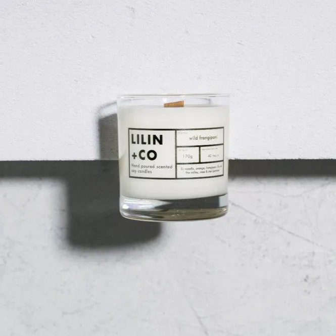 LILIN CO Scented Candle: Wild Frangipani