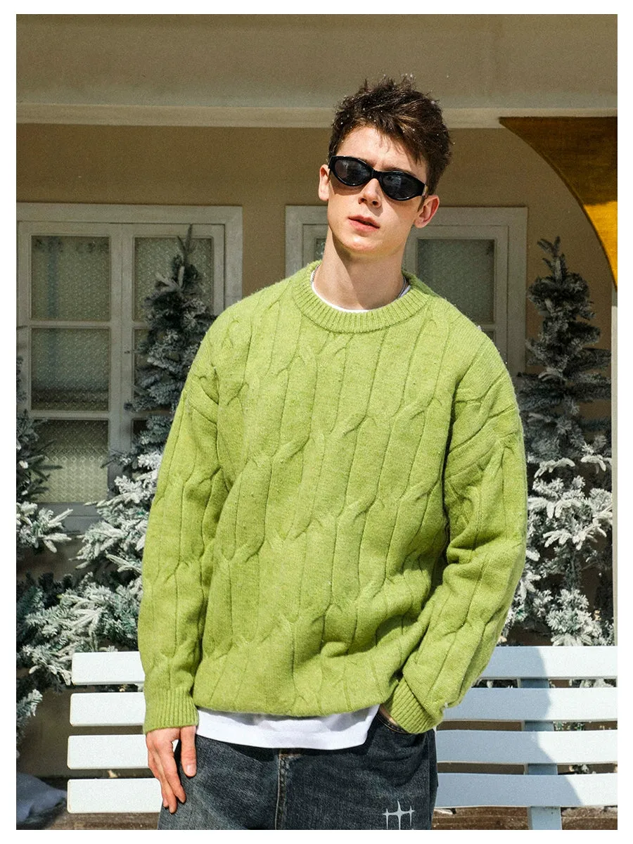 MANYSTON Arctic Velvet Knitted Sweater