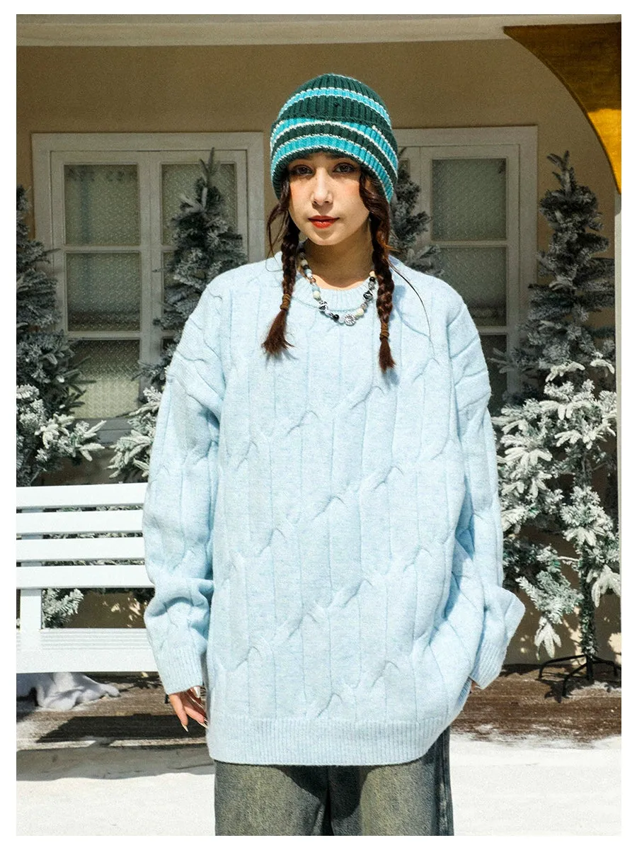 MANYSTON Arctic Velvet Knitted Sweater