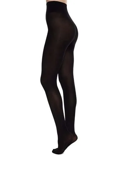 Olivia Premium Tights - Black - Swedish Stockings