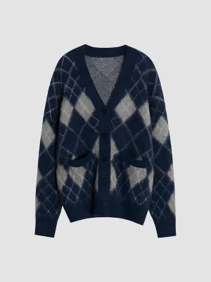 Oversized Knitted Sweater Cardigan