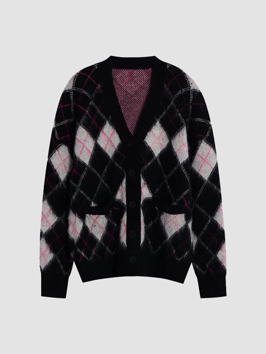 Oversized Knitted Sweater Cardigan