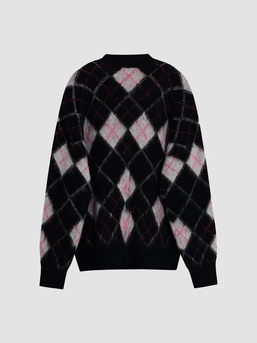 Oversized Knitted Sweater Cardigan