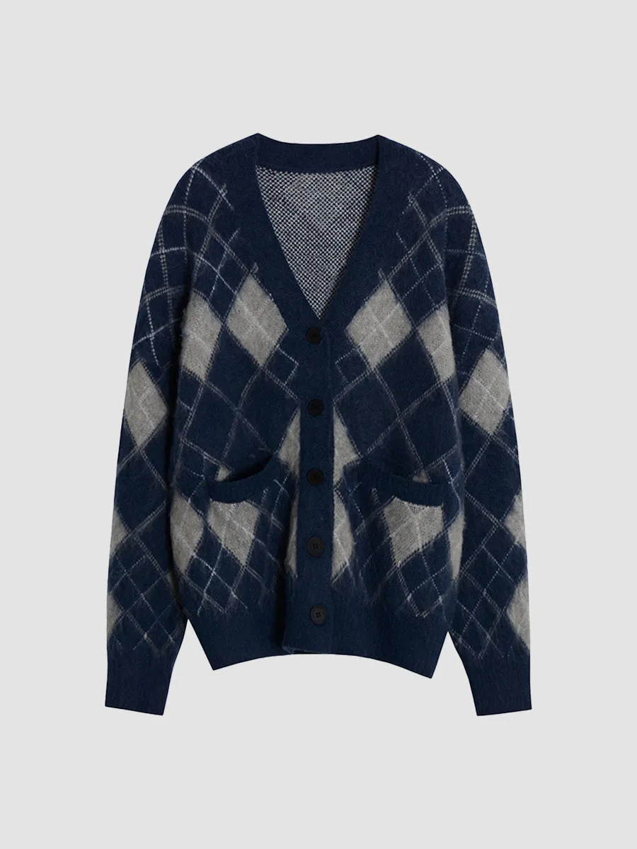Oversized Knitted Sweater Cardigan