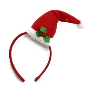 Santa Headband With Holly