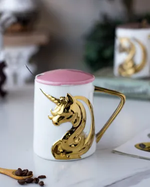 'Unicorn' Coffee Mug - Pink